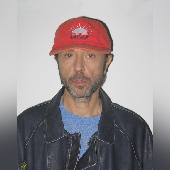 Korea Partimento washed red unisex cap hat - Picture 2 of 3